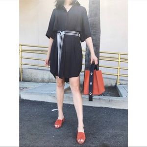 Vince Suede Mules in Orange/brick, size 8.5